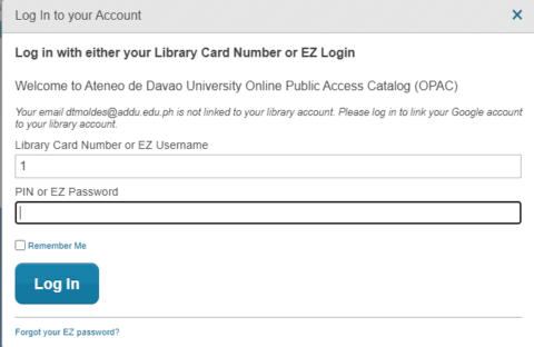 How to link your Google Workspace account (Formerly G Suite) in OPAC ...