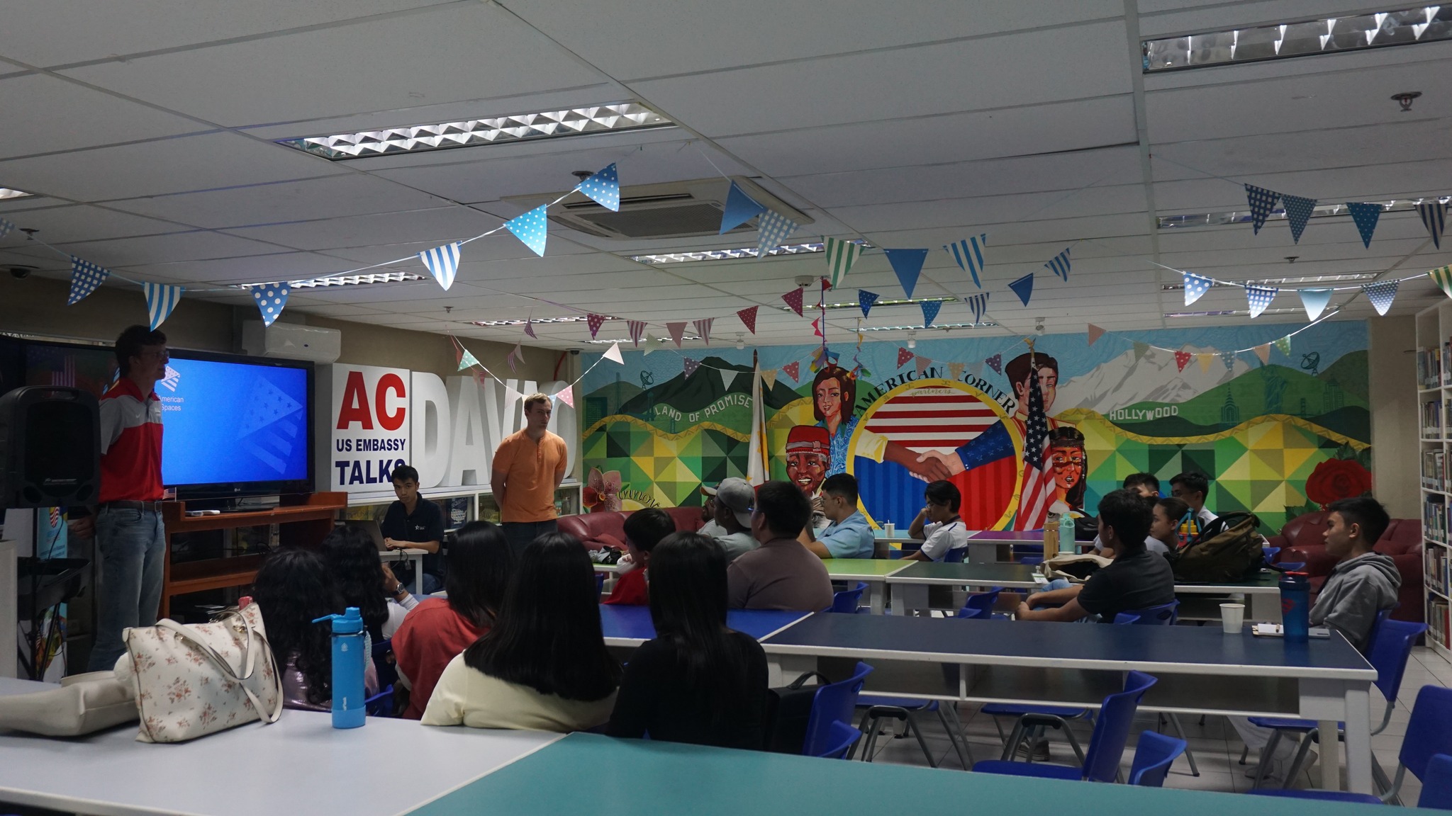 American Corner Davao reference desk